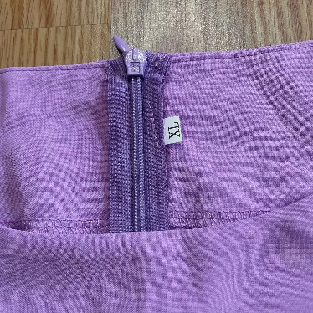 Lavender Ruffle Dress - Picture 10 of 10